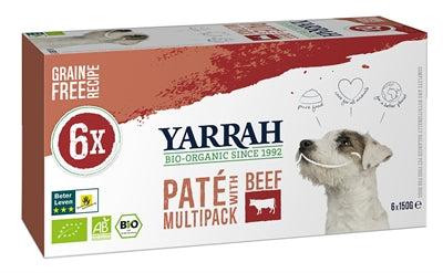 Yarrah Dog Alu Pate Multipack Beef / Chicken